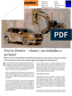 Novo Dacia Duster Na "Automotive"