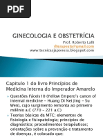 Ginecologia e Obstetrícia.