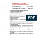 Ctet Syllabus 2018 Paper 2 PDF