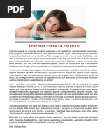 Aprenda a Esperar Em Deus