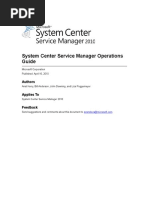 System Center Service Manager Operations Guide: Authors