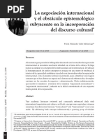 La negocion internacional
