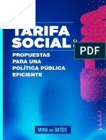 Tarifa Social: Propuestas para Una Política Pública Eficiente