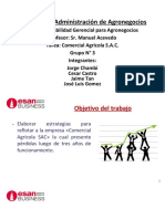 Analisis de estados financieros de una empresa Agricola