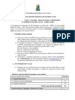 Edital Ppge Ufc #02 2018 - Seleção para o Mestrado PDF