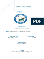 Evaluación Clínica de Orientación Psicológica