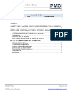 Plano de Gerenciamento Dos Recursos Humanos