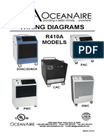 R410A wiring diagrams and manuals for portable air-cooled heat pumps and spot coolers