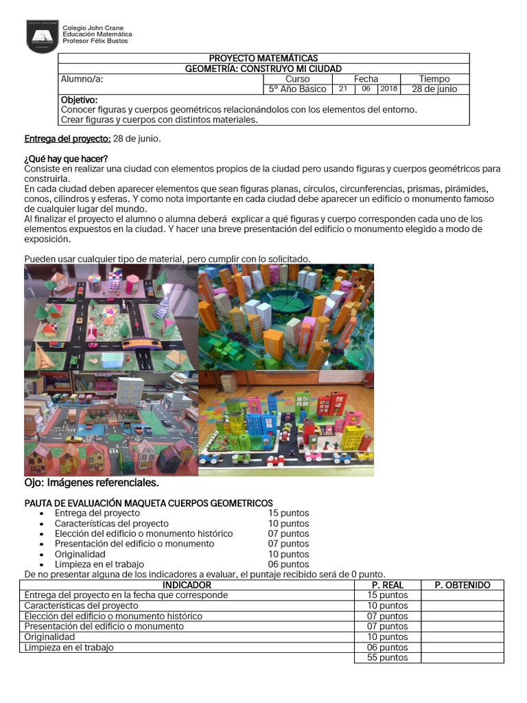 Proyecto de Geometría | PDF | Geometría | Estudiantes