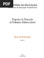 Programa de formação do Professor Alfabetizador_Guia do formador_módulo 3
