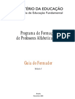 Programa de Formação Do Professor Alfabetizador - Guia Do Formador - Módulo 3