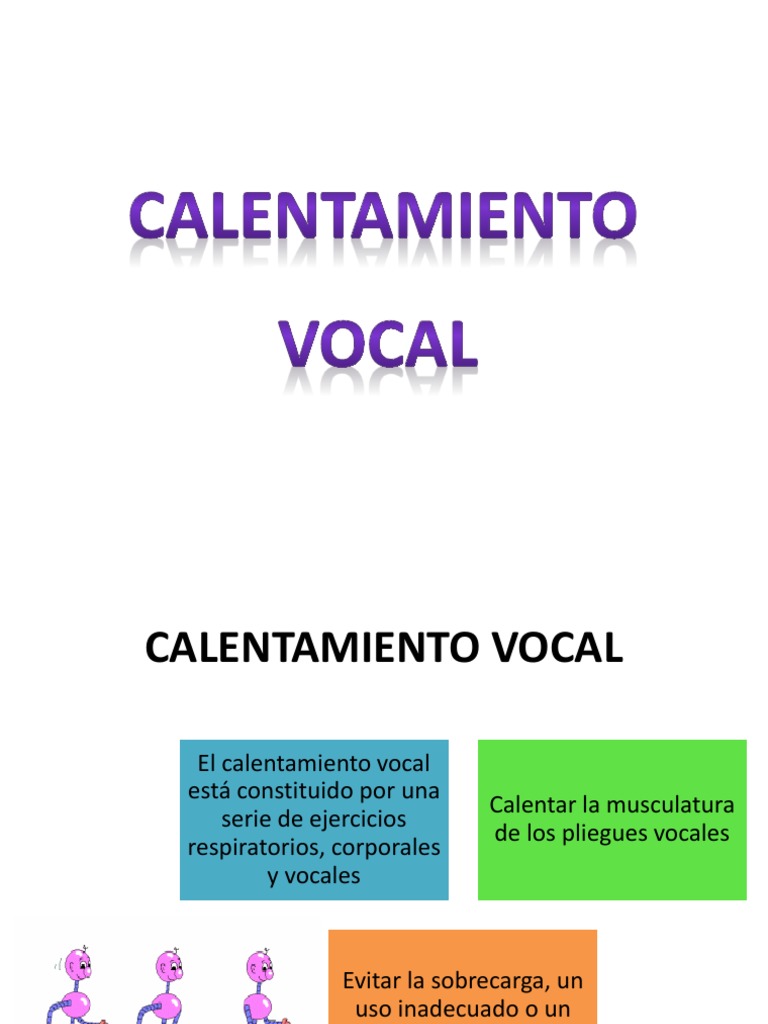 Ejercicios de Calentamiento Vocal | PDF | Vocal | Masaje