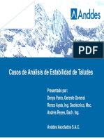 Casos de Análisis de Estabilidad de Taludes, GeoGroup 2013