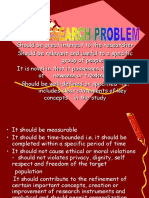 Good Research Problem