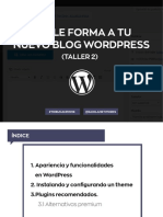 Taller2 Darle Forma A Tu Nuevo Blog