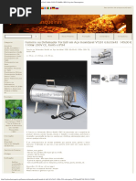 Fumeiro Ou Defumador Portátil Em Aço Inoxidável
