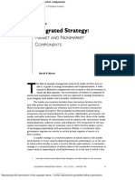 Baron (1995) Integrated Strategy - Market and Nonmarket Components PDF