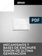 Mecanismos y Bases de Enchufes - Simon PDF