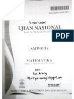Pembahasan Soal UN Matematika SMP 2018 Paket 1 (Pak-Anang - Blogspot.com)
