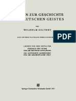 Wilhelm Dilthey (Auth.) - Studien Zur Geschichte Des Deutschen Geistes-Vieweg+Teubner Verlag (1927)