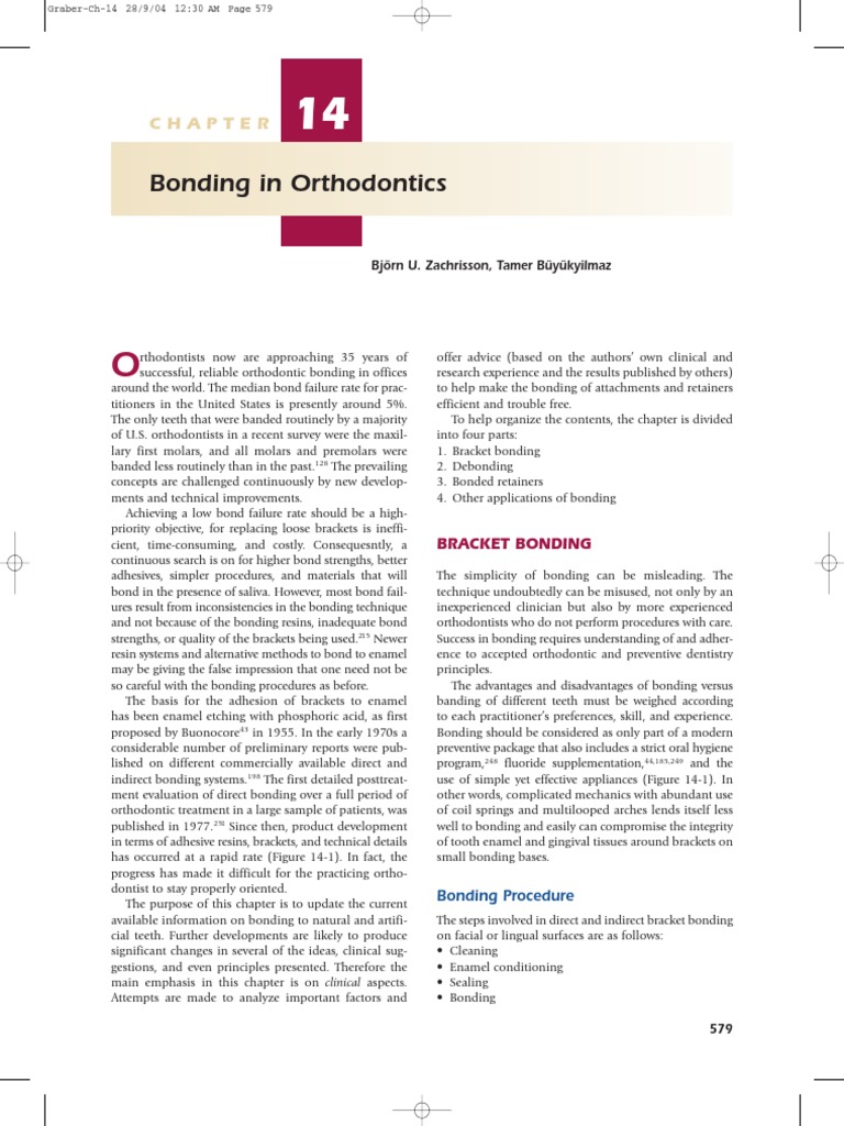 Bonding in Orthodontics A Guide to Achieving Low Bond Failure Rates