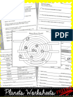PlanetsWorksheets PDF