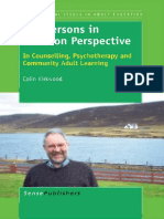 The Persons in Relation Perspective in Counselling, Psychotherapy and Community Adult Learning