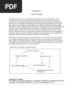 Clo Rex Case Study Teaching Note