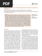 Linkage To and Retention in Care Following Healthcare Transition From Pediatric To Adult HIV Care