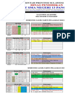 Kalender Akademik Tp. 2018-2019