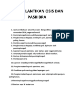 Apel Pelantikan