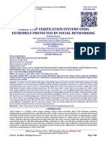 THREE STEP VERIFICATION SYSTEMS USING EXTREMELY PROTECTED BY SOCIAL NETWORKING