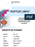 KASUS BEDAH - Ruptur Lien