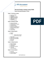 Advanced Structural Design Analysis Using ETABS 70 Hrs