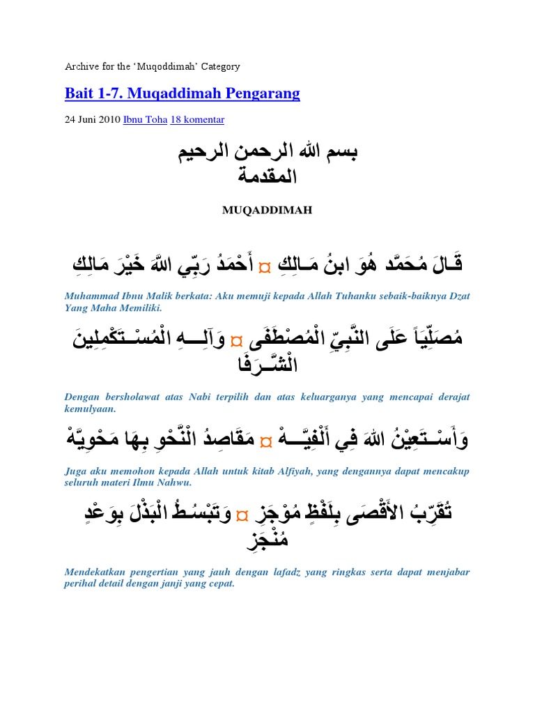 Bahasa Arab Dasar 17