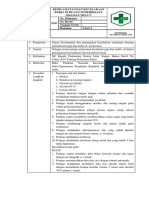 7.2.1.4. Sop Keselamatan Dan Kecelakaan Kerja Di Ruang Pemeriksaan Gigi Dan Mulut