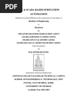 PLC SCADA Based Substation Automation Project Report(1)