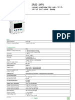 Smart Relay - Zelio Logic SR2 - SR3 - SR2B121FU PDF