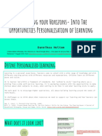 Personalised Learning - Dannikea Holtom