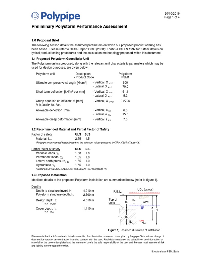 Polystorm Performance Assessment | PDF | Structural Load | Mechanical ...