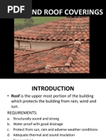 Roof and Roof Coverings