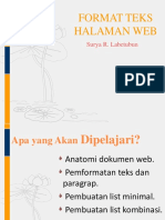 2 - Format Teks Halaman Web