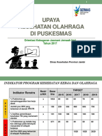 Upaya Kesehatan Olahraga Di Puskesmas