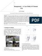 Urban Flood Management - A Case Study of Chennai City