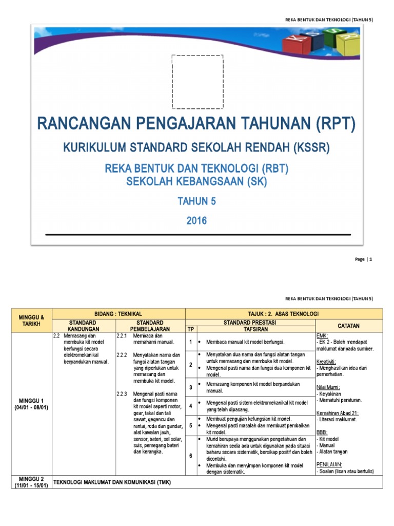 RPT RBT T5 | PDF