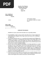 Sample Complaint - Civil Case | PDF | Lawsuit | Complaint