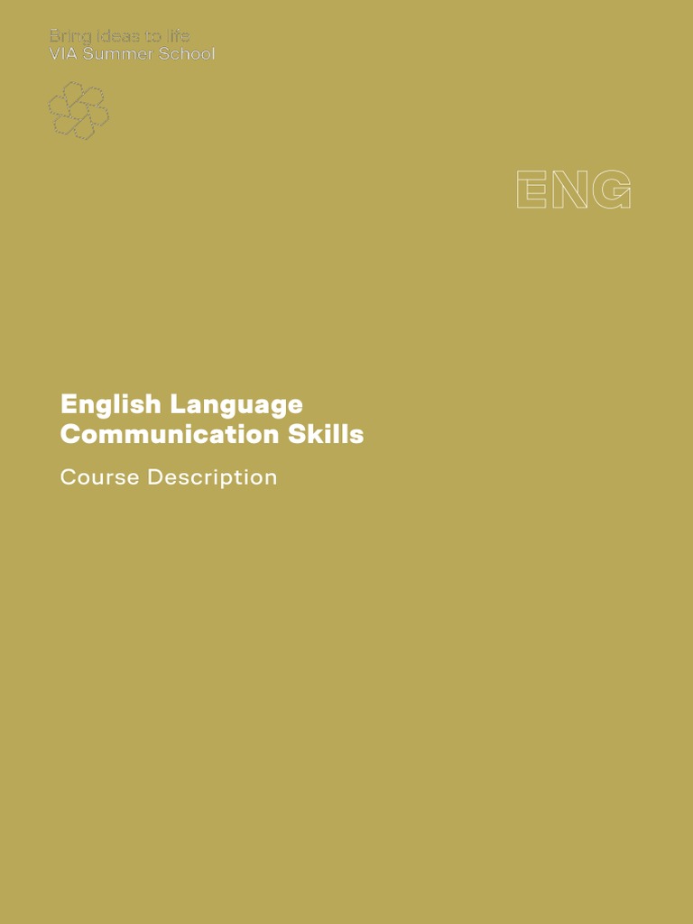 English Communication Skills Course | PDF | Language Education ...