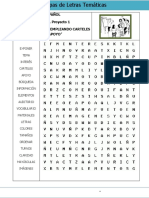 2do Grado - Bloque 1 - Sopa de Letras