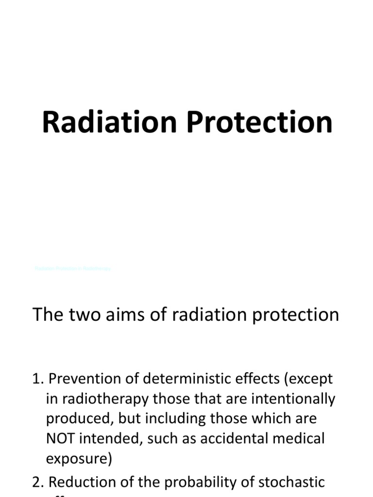 Radiation Protection Final PDF Radiation Protection Ionizing
