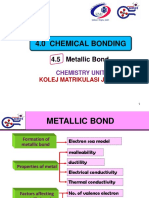 4.5 Metallic Bond